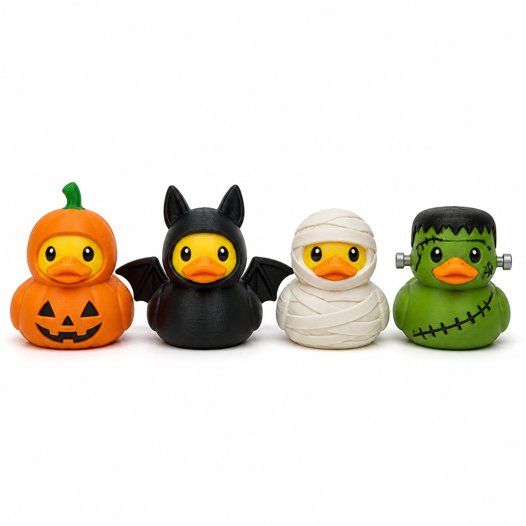 Halloween Duck Set, a 3D printed duck made by Stone Bros Printing